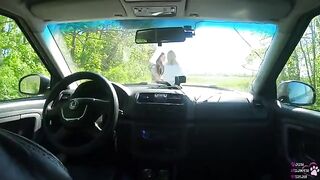 The girl lost to rock-paper-scissors and had to fuck with a stranger