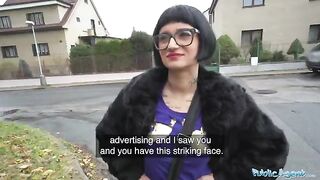 Public Agent Candy Scott gets her pussy stuffed with cash