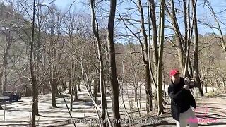 A day with Kleomodel ended with a group encounter in the woods, captured in a vlog
