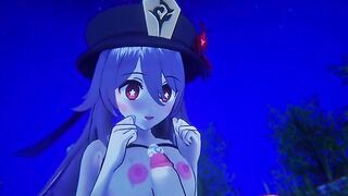 Hu Tao Genshin Impact 3D Hentai Remake Shortver - a firey animation