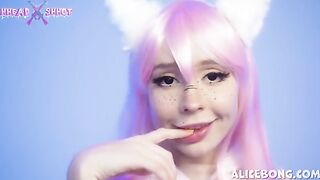 Cosplay sex with Dirty Neko and creampie deepthroat action