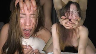 Submissive college girl gets fucked hard by a big dick in HD