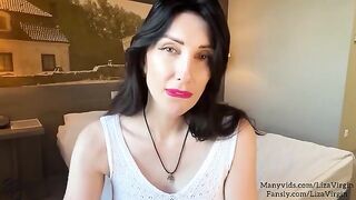 A hot MILF gave a deepthroat blowjob to her step daughter's boyfriend in a steamy scene