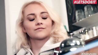 The thief played a toy with a blonde teen in a steamy scene