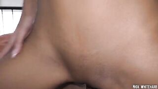 Skinny Asian teen Lia Lin gets fucked by BBC