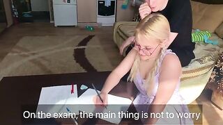 The student could not pass the subject, so she was bold with the tutor