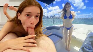 I took my GF Jessica Marie on a romantic boat ride, then we got intimate