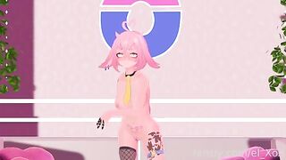 A VTuber experiences anal for the first time, exploring new boundaries