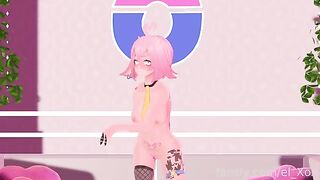 A VTuber experiences anal for the first time, exploring new boundaries