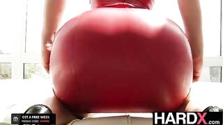 Abella Danger gets her ass pounded by two cocks in a hardcore DP scene