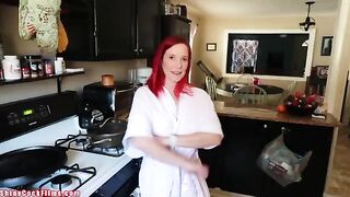 A hot MILF is getting busy with her son’s best friend