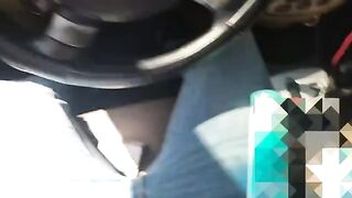 My nosy neighbor caught me jerking off in my car. She threatens to tell the complex management