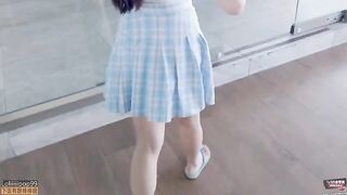 A Chinese teen gets fucked on her vacation in a hard way