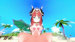 Beautiful girl Nilou fucks passionately in Genshin Impact style