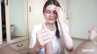 This cute teen is hungry for cum and gets what she wants - MIRARI