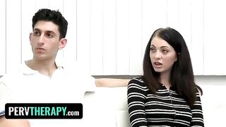 Doctor Kenzie Love helps stepsiblings to explore their sexuality in a steamy session