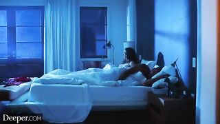A goddess Elena Koshka is having a fantasy with two guys in an intense threesome