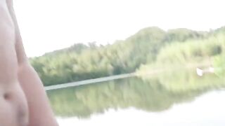A sexy girl is fucking with a stranger on the beach