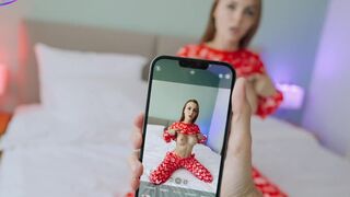 She asked for photos, but I offered something more