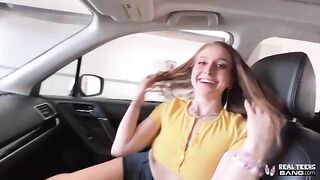 Hairy pussy of hot teen Laney Grey gets drilled
