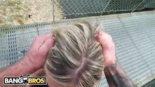 Carla Boom, a Spanish pornstar with a big ass, gets fucked outdoors by Emilio Ardana