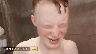 Payton Hall uses a book trick to get the plumber naked and into bed