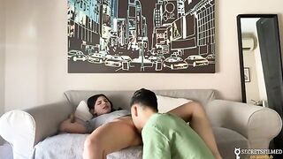 My stepsister and I were at home, so we had sex