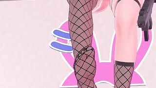 Futa MILF pegs her partner, then cums from spanking herself