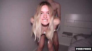 Big Booty College Girl gets MANHANDLED in her Dorm - Extreme Hard Sex