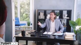 The boss was impressed by the employees' anal-loving and sexual skills