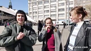 Three hot lesbians have a passionate and beautiful threesome sex