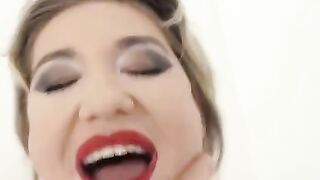 The hottest anal gapping action with a skinny blonde slut who can’t get enough