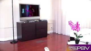 The sluttiest queen Adriana Chechik gets her pussy filled with cum in HD
