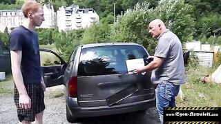 Outdoor sex with four participants, including the well-known Egon Kowalski, is quite a spectacle