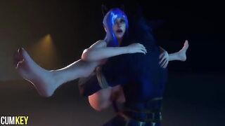 A sexy cat girl is being bred with a furry monster in this 3D porn