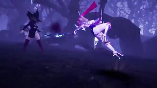 Foot-worshiping introduction to the witch alpha and hero Alice