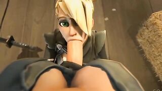 Compilation of blowjobs in Fortnite, where the guys cum on the girls’ faces