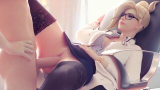 Animated Mercy compilation with her best moments from Overwatch SFM scenes