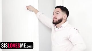 Clever stepsis Vivian Taylor gets impregnated by her stepbrother in a taboo encounter