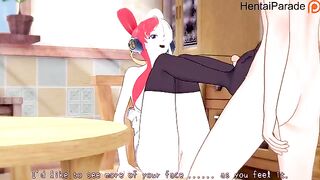 Private show with Uta in an uncensored One Piece hentai scene