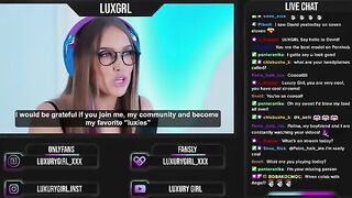 A streamer has sex with her fans online in a steamy session