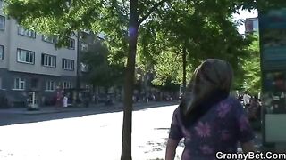 Freckles grandma enjoys riding cock despite her old age
