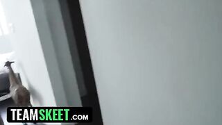 Daisy Stone, with her iconic big ass and curvy figure, gets fucked by stepbrother