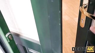 Smart nympho Lia Missy pays debts with her pussy on Debt4K