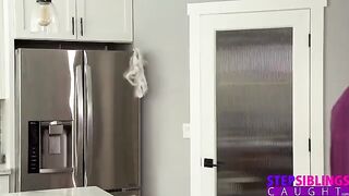 The stepsister wants to prepare a special package for her stepbrother