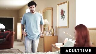 Ginger stepmom Marie McCray gets intimate with her stepson in ADULT TIME scene