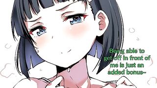 Leafa Suguha's big tits anime porn is fap material for boys