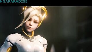 Mercy's angelic beauty shines in this Overwatch compilation
