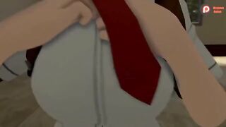 My Hero Academia's Momo and Mineta get wild in this hot animated scene