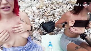 Bloggers stupidly fucked two whores in public place